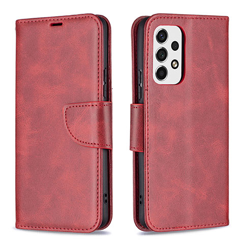 Coque Portefeuille Livre Cuir Etui Clapet B04F pour Samsung Galaxy A53 5G Rouge