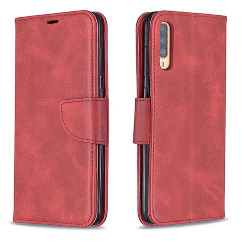 Coque Portefeuille Livre Cuir Etui Clapet B04F pour Samsung Galaxy A70S Rouge