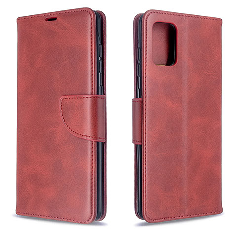 Coque Portefeuille Livre Cuir Etui Clapet B04F pour Samsung Galaxy A71 4G A715 Rouge