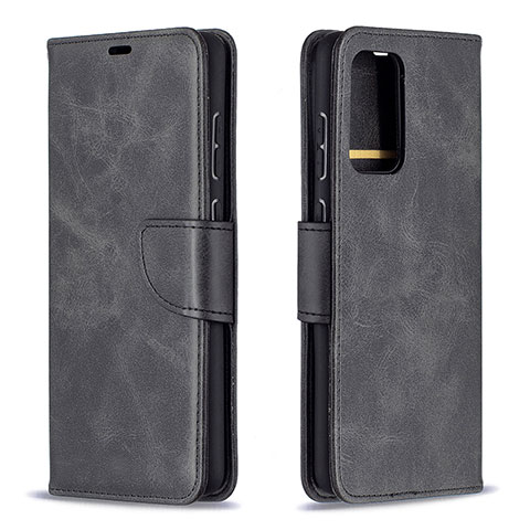 Coque Portefeuille Livre Cuir Etui Clapet B04F pour Samsung Galaxy A72 4G Noir