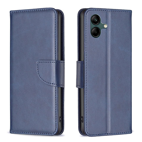 Coque Portefeuille Livre Cuir Etui Clapet B04F pour Samsung Galaxy M04 Bleu