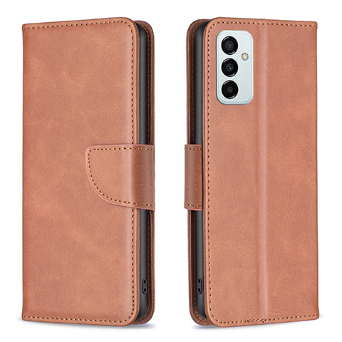 Coque Portefeuille Livre Cuir Etui Clapet B04F pour Samsung Galaxy M23 5G Marron