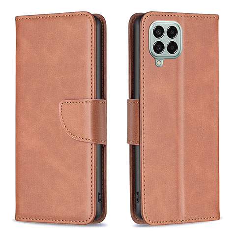 Coque Portefeuille Livre Cuir Etui Clapet B04F pour Samsung Galaxy M33 5G Marron