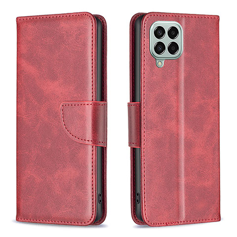 Coque Portefeuille Livre Cuir Etui Clapet B04F pour Samsung Galaxy M33 5G Rouge