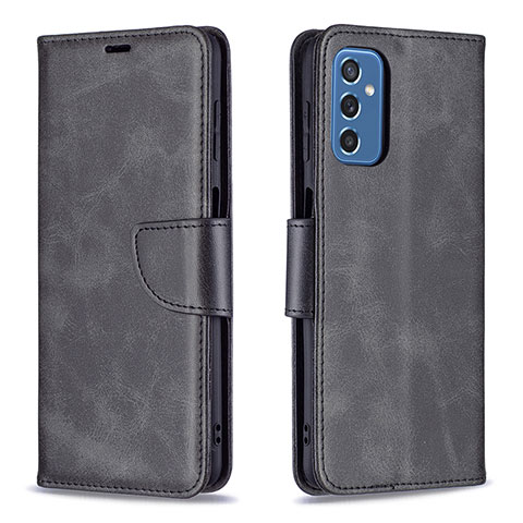 Coque Portefeuille Livre Cuir Etui Clapet B04F pour Samsung Galaxy M52 5G Noir