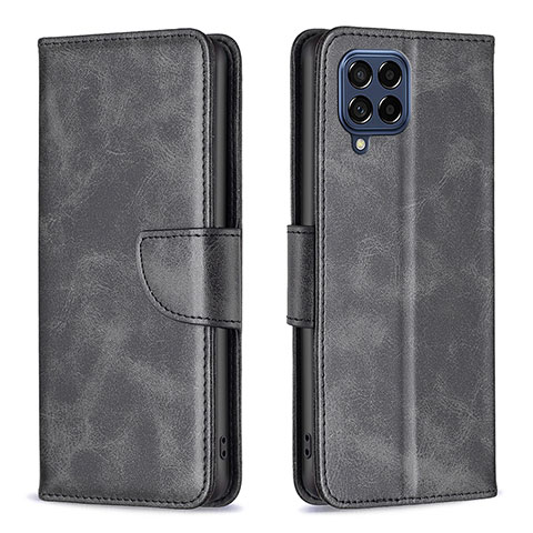 Coque Portefeuille Livre Cuir Etui Clapet B04F pour Samsung Galaxy M53 5G Noir