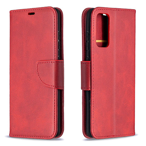 Coque Portefeuille Livre Cuir Etui Clapet B04F pour Samsung Galaxy S20 Lite 5G Rouge