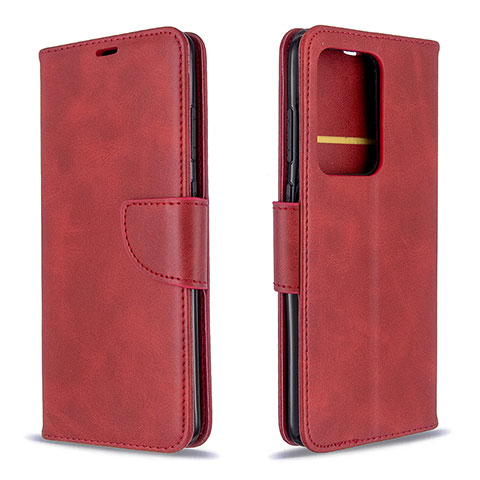 Coque Portefeuille Livre Cuir Etui Clapet B04F pour Samsung Galaxy S20 Plus 5G Rouge