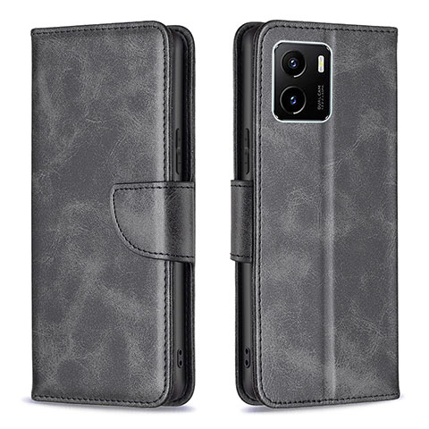 Coque Portefeuille Livre Cuir Etui Clapet B04F pour Vivo iQOO U5x Noir