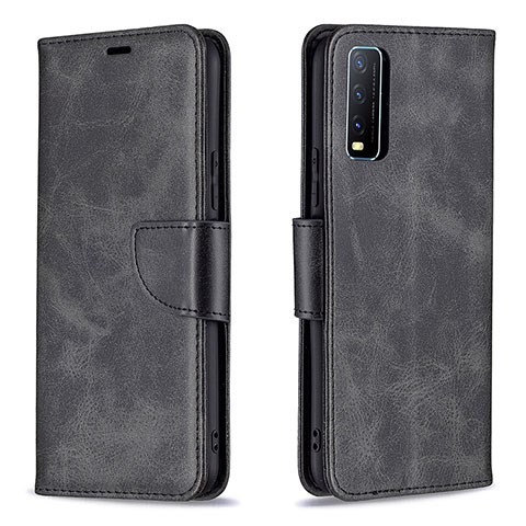 Coque Portefeuille Livre Cuir Etui Clapet B04F pour Vivo Y11s Noir