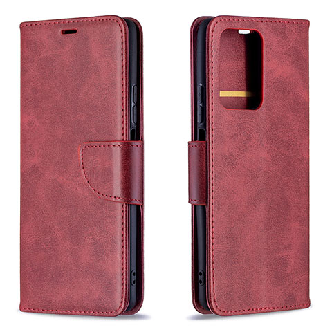 Coque Portefeuille Livre Cuir Etui Clapet B04F pour Xiaomi Mi 11T Pro 5G Rouge