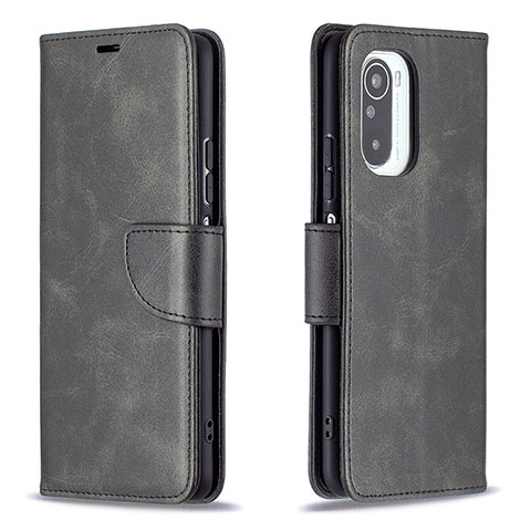 Coque Portefeuille Livre Cuir Etui Clapet B04F pour Xiaomi Mi 11X 5G Noir