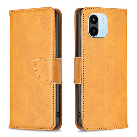 Coque Portefeuille Livre Cuir Etui Clapet B04F pour Xiaomi Poco C50 Brun Clair