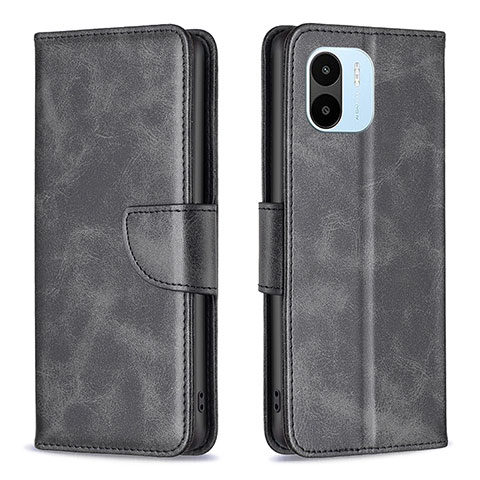 Coque Portefeuille Livre Cuir Etui Clapet B04F pour Xiaomi Poco C50 Noir