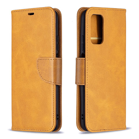 Coque Portefeuille Livre Cuir Etui Clapet B04F pour Xiaomi Poco M3 Brun Clair