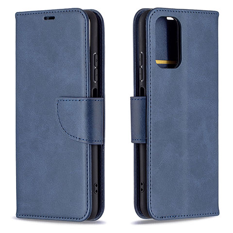 Coque Portefeuille Livre Cuir Etui Clapet B04F pour Xiaomi Poco M5S Bleu