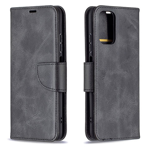 Coque Portefeuille Livre Cuir Etui Clapet B04F pour Xiaomi Poco M5S Noir