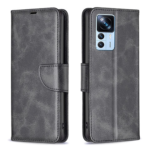 Coque Portefeuille Livre Cuir Etui Clapet B04F pour Xiaomi Redmi K50 Ultra 5G Noir