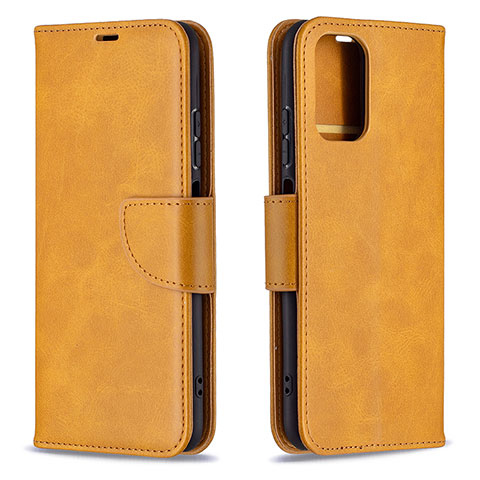 Coque Portefeuille Livre Cuir Etui Clapet B04F pour Xiaomi Redmi Note 10S 4G Brun Clair