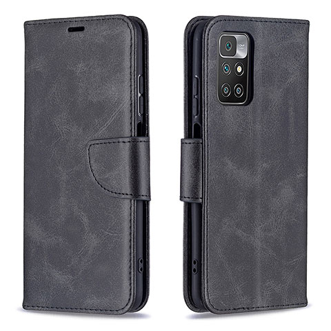 Coque Portefeuille Livre Cuir Etui Clapet B04F pour Xiaomi Redmi Note 11 4G (2021) Noir