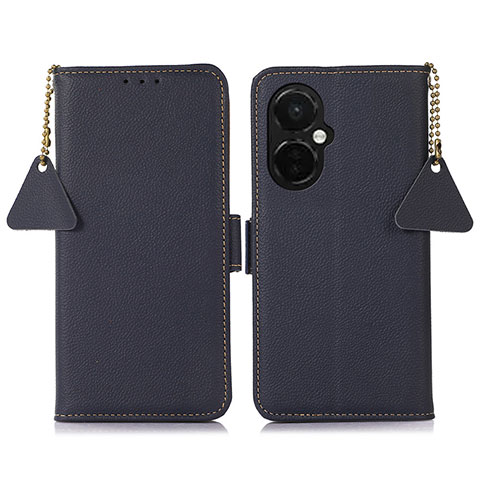 Coque Portefeuille Livre Cuir Etui Clapet B04H pour Oppo K11x 5G Bleu