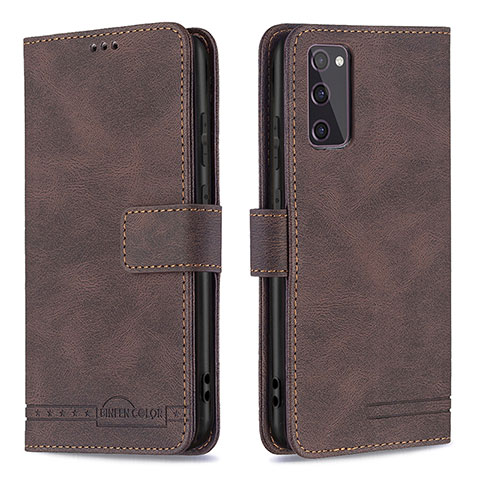 Coque Portefeuille Livre Cuir Etui Clapet B05F pour Samsung Galaxy S20 FE 5G Marron