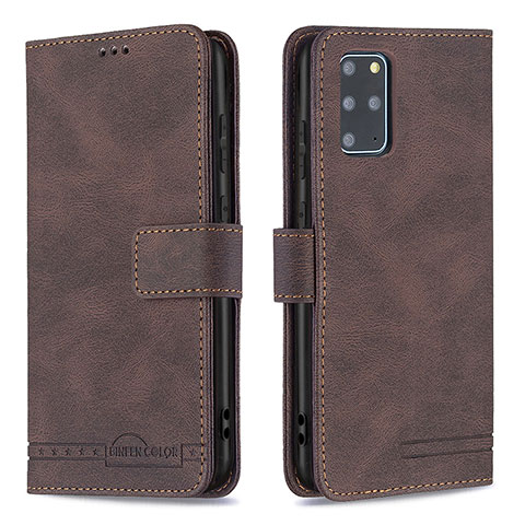 Coque Portefeuille Livre Cuir Etui Clapet B05F pour Samsung Galaxy S20 Plus 5G Marron