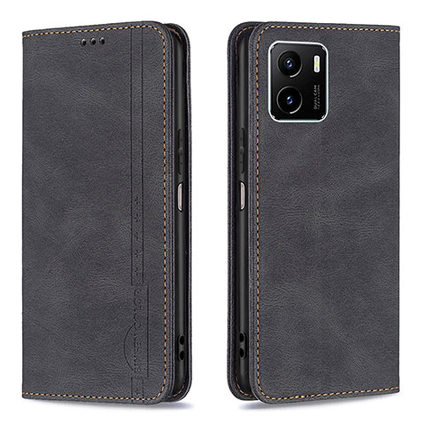 Coque Portefeuille Livre Cuir Etui Clapet B05F pour Vivo iQOO U5x Noir