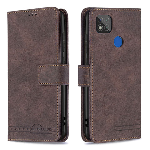 Coque Portefeuille Livre Cuir Etui Clapet B05F pour Xiaomi POCO C3 Marron