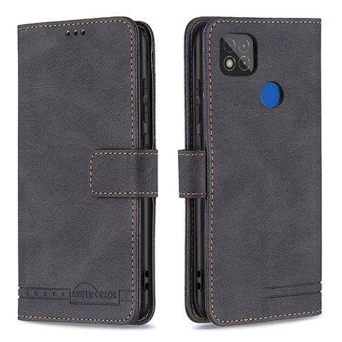 Coque Portefeuille Livre Cuir Etui Clapet B05F pour Xiaomi POCO C3 Noir