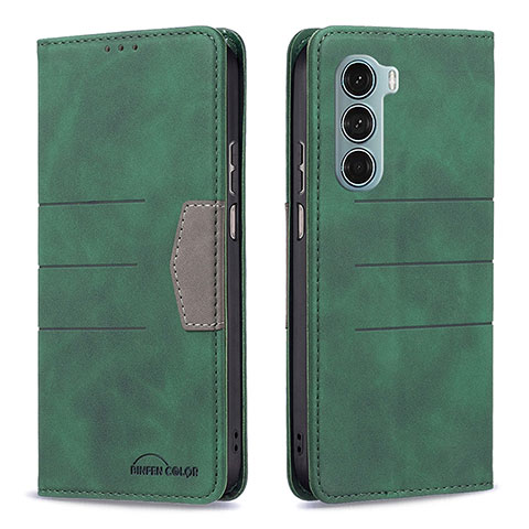 Coque Portefeuille Livre Cuir Etui Clapet B06F pour Motorola Moto Edge S30 5G Vert