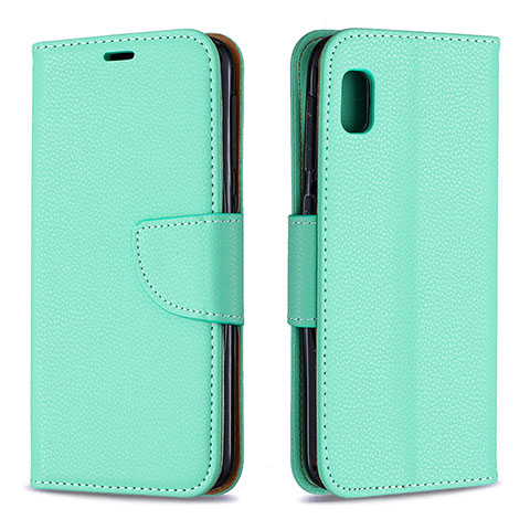 Coque Portefeuille Livre Cuir Etui Clapet B06F pour Samsung Galaxy A10e Vert