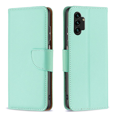 Coque Portefeuille Livre Cuir Etui Clapet B06F pour Samsung Galaxy A13 4G Vert