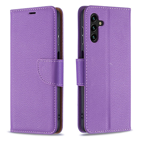 Coque Portefeuille Livre Cuir Etui Clapet B06F pour Samsung Galaxy A13 5G Violet