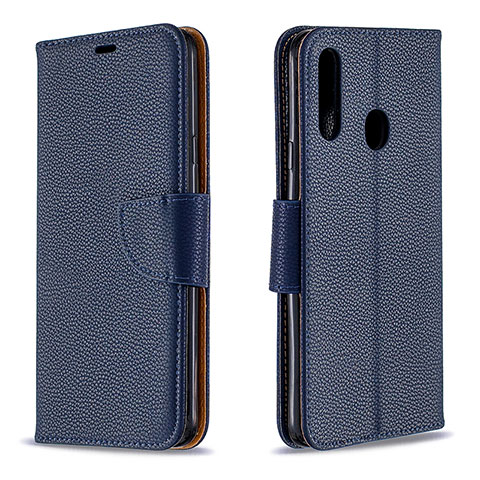 Coque Portefeuille Livre Cuir Etui Clapet B06F pour Samsung Galaxy A20s Bleu