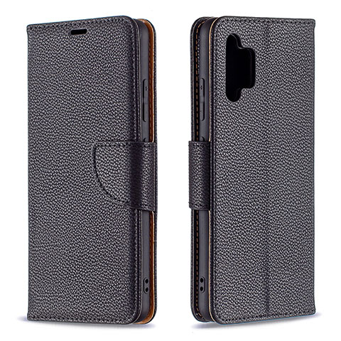 Coque Portefeuille Livre Cuir Etui Clapet B06F pour Samsung Galaxy A32 4G Noir