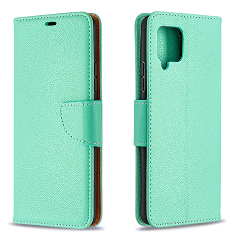 Coque Portefeuille Livre Cuir Etui Clapet B06F pour Samsung Galaxy A42 5G Vert