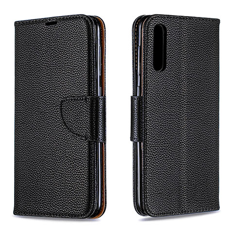 Coque Portefeuille Livre Cuir Etui Clapet B06F pour Samsung Galaxy A50S Noir