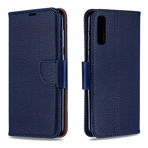 Coque Portefeuille Livre Cuir Etui Clapet B06F pour Samsung Galaxy A70 Bleu