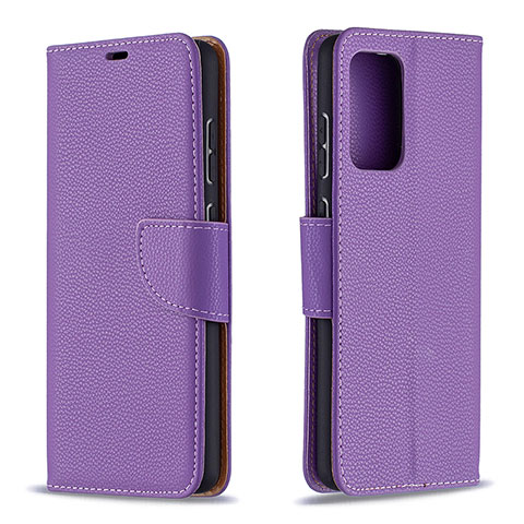 Coque Portefeuille Livre Cuir Etui Clapet B06F pour Samsung Galaxy A72 5G Violet