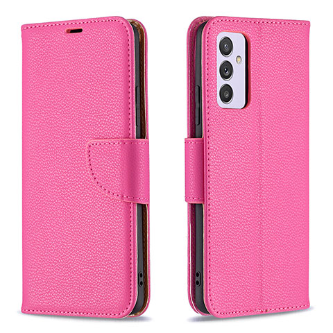 Coque Portefeuille Livre Cuir Etui Clapet B06F pour Samsung Galaxy F54 5G Rose Rouge