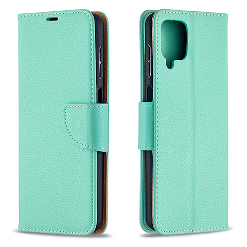 Coque Portefeuille Livre Cuir Etui Clapet B06F pour Samsung Galaxy M12 Vert