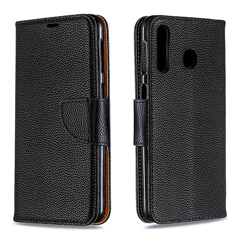 Coque Portefeuille Livre Cuir Etui Clapet B06F pour Samsung Galaxy M30 Noir