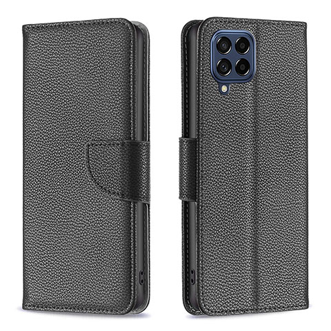 Coque Portefeuille Livre Cuir Etui Clapet B06F pour Samsung Galaxy M53 5G Noir