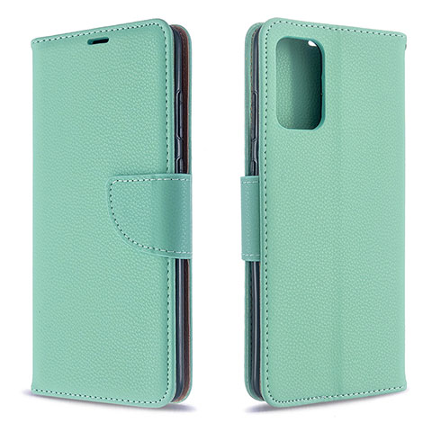 Coque Portefeuille Livre Cuir Etui Clapet B06F pour Samsung Galaxy S20 5G Vert