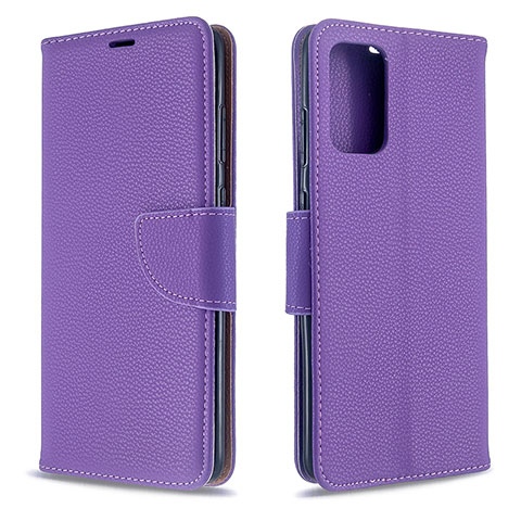 Coque Portefeuille Livre Cuir Etui Clapet B06F pour Samsung Galaxy S20 5G Violet