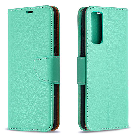 Coque Portefeuille Livre Cuir Etui Clapet B06F pour Samsung Galaxy S20 FE 5G Vert