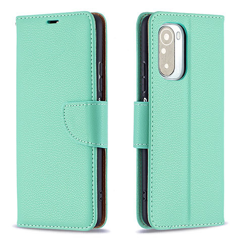 Coque Portefeuille Livre Cuir Etui Clapet B06F pour Xiaomi Mi 11i 5G Vert