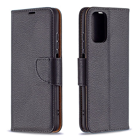 Coque Portefeuille Livre Cuir Etui Clapet B06F pour Xiaomi Poco M5S Noir