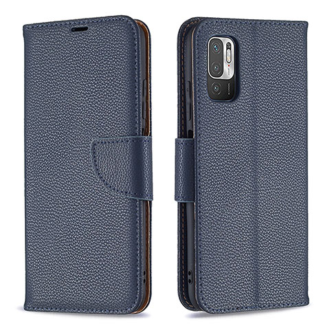 Coque Portefeuille Livre Cuir Etui Clapet B06F pour Xiaomi Redmi Note 11 SE 5G Bleu